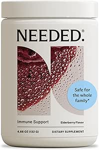 Necesitado. Immune Support Immunity Powder - for The Whole Family - Pregnancy Safe Immunity Supplement - Zinc with Elderberry - Easy-to-Take