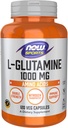 AHORA Alimentos Nutrición Deportiva, L-Glutamina, Doble Fuerza 1000 mg, Aminoácidos, 120 cápsulas de Veg