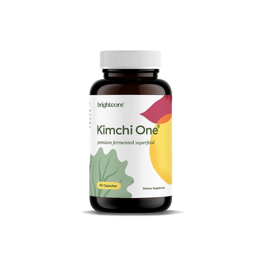Nutrición - Kimchi One, Kimchi Powder Capsules, Probióticos, Enzymes, & Suplemento Antioxidante, Premium Gut Health Superfood para el bienestar general, libre de gluten, 90 cápsulas veganas