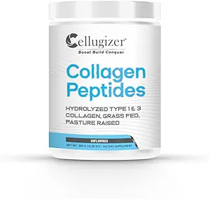 Peptides de colágeno - Hidrolyzed Tipo 1 & 3 Collagen Powder Protein Suplemento ← Grass Fed, Unflavored ANTE 35 Servings