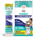 GuruNanda Hydramate Hydration Support Drink Mix - Electrolyte Powder Packets for Dehydration, Exercise & Energy - No Añadido Sweeteners, Non-GMO, Natural Lemon Lime Flavor - 2 Count (0,56 oz Cada uno)