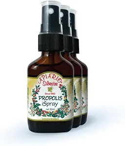 Genérico 3 botellas de Apiario Silvestre Brasileño Green Bee Propolis Spray Glicolic Extracto 30ml -No alcohólico, Agua Libre, Miel Libre, Gluten Gratis