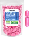 XPRS Nutra Size 0 Empty Capsules - 500 Count Empty Gelatin Capsules - Pills for DIY Capsule Filling - Pure Bovine Pill Gel Caps for Do-It-youself Supplements (Pink)