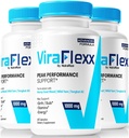 NutraRize (3 Pack ViraFlexx para Hombre, Pro Capsules, Male Performance Support 500mg, All Natural Dietary Supplement to Support General Health, Vira Flexx Reviews (180 cápsulas)