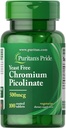 Puritans Pride Chromium Picolinate 500 Mcg Yeast Gratis, 100 Conde