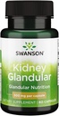 Swanson Raw Kidney Glandular 500 Milligrams 60 cápsulas