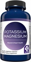MD. Life Potassium Magnesium Supplement - 120 Capsules - Magnesium Potassium Supplement - High Absorption Complex - Support Vascular Health & Leg Cramp