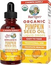 MaryRuth Organics Pumpkin Seed Oil Cold Presionado Silencio 2 Mes de Suministro Silencioso USDA Organic Pumpkin Seed Liquid Drops for Hombres and Women ¦ Urinary Health in Hombres ← Sugar Free ← Vegan ← Non-GMO ← 60 Servings