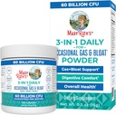 MaryRuth Organics 3-in-1 Gas & Bloat Probiotics ← Probióticos para la Función Digestiva Normal Silencio Probióticos para Mujeres &amp; Hombres Silencio Prebióticos &amp; Postbióticos ← 60 Billion CFU
