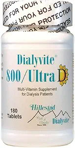 Dialyvite 800 ultra D Multi-Vitamin Value Botella - 180 Tabletas