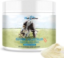 Grass Fed Bovine Colostrum Powder for Humans - Natural High IgG Colostrum Suplemento para niños Adultos con Immune Gut Hair Skin Support Fácil de mezclar 60 Servings