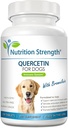 Quercetina para perros con bromelaina para apoyar el sistema de inmunológico equilibrado, promover el alivio inflamatorio " Actividad antioxidante, quercetina para alergias a perros, 120 tabletas chewable
