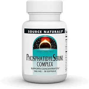 Fuente Natural Phosphatidyl Serine Complex Stabilized Enzyme Suplemento 500mg - 30 Softgels