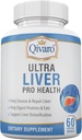 Ultra Liver Pro Health - Liver Health Support Supplement with Milk Thistle Seeds, Artichoke Extract " Dandelion Leaf Extract - Antioxidant " Detox Support - 60 Vegetable Capsules