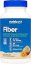 Nutricost Fiber Capsules con Prebiótico Fiber Suplemento 150 Cápsulas - CCOF Suplemento certificado, Hecho con Psilio Orgánico Husk & Organic Jerusalem Artichoke, Gluten Free, 3 G Por Serving