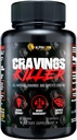 Alpha Lion Cravings Killer Suplemento con Saffron Extract &amp; Garcinia Cambogia Extracto para Metabolismo & Dieta Apoyo, Ayuda a controlar el hambre &amp; Más (50 cápsulas)