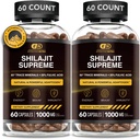 EFFECTIVE NUTRA Pure Shilajit Capsules for Men ' Women - Puro Himalayan Shilajit for Men ' Women - High in Trace Minerals & Fulvic Acid - 10000mg of Authentic Shilajit Extract per Serving (120 Count)