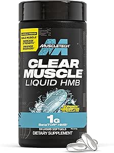 Muscletech HMB Suplementos 1000mg, músculo claro (84 Softgels líquidos) - HMB de grado más alto para el músculo magro &amp; recuperación, HMB suplemento del musculo de ácido libre, ayuda a disminuir la desintegración del músculo, embalaje mayo Vary