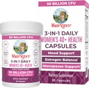 MaryRuth Organics 3-in-1 Daily Health 40+ Probióticos para las mujeres sometidas clínicamente probados Silencio Estrógeno Suplemento para las mujeres ← 50 Billion CFU ← Allergen Gratis ← 30 ct