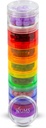 7 Day Medicine Pill Organizer - Stackable Pill Box - Fits Small Tablets & Vitamin Supplements - Keep Your Daily Medicine Organized in One Place - Small - Rainbow