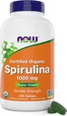 AHORA Foods Organic Spirulina 1000mg Tablets - 300 Conde - Non-GMO, Super Green Whole Food Supplement - Double Strength 1000 mg - Naturally Occurring Beta-Carotene (VIT A), B-12 y GLA