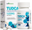 1450MG TUDCA Liver Suplemento, Bile Salts Liver Support Supplement Complex, Liver Health for Liver Kidney Cleanse Detox and Repair, 60 Capsules