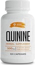 SIRUNES Leg Cramps Relief Quinine Capsules – Natural Cinchona Bark Supplement for Cramp Defense & Digestive Health – 1000mg Quinine Pills, 120 Tablets, Non-GMO, Gluten-Free