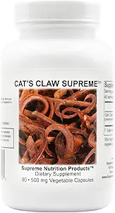 Claw Supreme de Gato de Nutrición Supremo, 90 Claw Bark Vegetarian Capsules