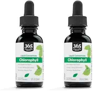 365 by Whole Foods Market, Liquid Chlorophyll, 1 Fl Oz (Pack of 2)