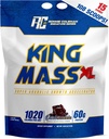 Ronnie Coleman Signature Series King Mass XL Mass Gainer Protein Powder, Muscle Gainer, 60g Protein, 180g Carbohydrates, 1000+ Calories, Creatine y Glutamine, Dark Chocolate, 15 libras
