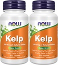 NOW Supplements, Kelp 150 mcg of Natural Iodine, Easier to Swallow Tablet, Super Green, 200 Tablets (Pack of 2)