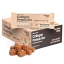 Bares de Keto perfectos - Los más limpios Keto Snacks con Collagen y MCT. No Añadido Azúcar, Keto Diet Friendly - 3g Net Carbs, 19g Fat,11g Protein - Diet Food Dessert (Salted Caramel, 12 Bares)