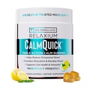 Relaxium Calm Gummy, desarrollado en EE.UU., con vitamina B6, Magnesio y L-Theanine, One Gummy por Serving, 60 Gummies