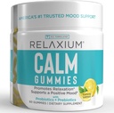 Relaxium Calm Gummy, desarrollado en EE.UU., con vitamina B6, Magnesio y L-Theanine, One Gummy por Serving, 60 Gummies