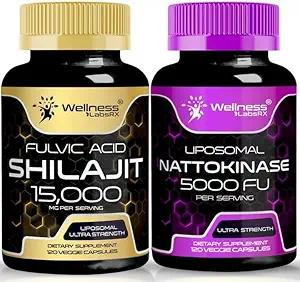 Nattokinase Suplemento cápsulas - 5000 FU - Enzimas de puro extracto de nato japonés