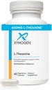 XYMOGEN L-Theanine - Patented Suntheanine L theanine 400mg Por Serving - Suplemento de Aminoácidos para apoyar la calma + relajación sin somnolencia, Salud del hígado (60 cápsulas)