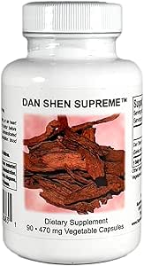 Nutrición Suprema Dan Shen Supreme, 90 cápsulas vegetarianas puras del sabio rojo