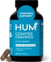HUM Counter Cravings Chromium Supplements with L Theanine, Seaweed Extract " Forskolin to Help Support Appetite, Cravings, and Routines, Gluten Free, Caffeine Free Formula, 60 Vegan Capsules