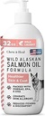 Wild Alaskan Salmon Fish Oil for Dogs - 32 oz. de Fish Oil Formula - Pump Cap Bottle - Contiene Omega-3 y 6, Vitamina D, EPA y DHA para la piel sana y la carne