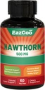 Hawthorn Berry Capsules-Antioxidante, Circulación Apoyo-Hawthorne Suplemento- 60 cápsulas Vegan, No GMO