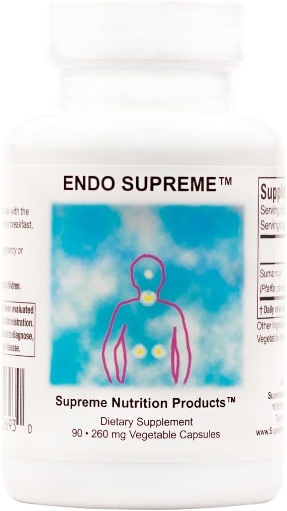 Supreme Nutrition Endo Supreme, 90 Pure Suma Root Vegetarian Capsules