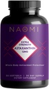 NAOMI Extra Strength Patented Astaxanthin 12mg Suplemento de Alaskan Algae - Apoyo Natural para la Salud Ocular, Apoyo Conjunto - No GMO, Gluten Gratis, 30 Softgels - 1 Mes de Suministro