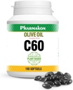 C60 Enriched Olive Oil Capsules, Plant Based. (180 Cuenta)