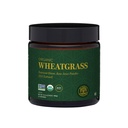 Calentador global Wheat Grass Powder Orgánica 180g - Nutrient-Dense, Wheatgrass Juice Powder (33:1 Extracto) con potentes antioxidantes para soporte de inmuno &amp; Energy Boost - Cold-Process, Non-GMO - 6.3 Oz