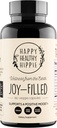 Joy-Filled Mood Support Supplement - 7 Herb Complex w/St. Johns Wort (180 Ct) ← Rhodiola Rosea, Eleuthero, Ashwagandha ← Stress Relief – Helps Calm The Mind & Body TEN 100% Plant-Based Happy Pills