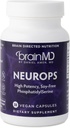 Dr Amen BrainMD NeuroPS - 30 cápsulas - 150 mg PhosphatidylSerine - Promueve el foco mental, energía & memoria - Gluten Gratis - 30 servicios
