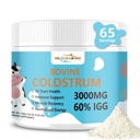 Bovine Colostrum Suplemento Polvo: Pure Whole Bovine Colostrum Rich in Immunoglobulins and Nutrients for Immune Support and Gut Health, Easy to Mix in Water or Smoothies