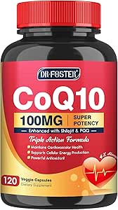 DRFOSTER COQ10 Suplementos con PQQ, 118 cápsulas vegetales