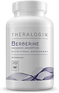 Theralogix Berberine Enhanced Absorption - 30-Day Supply - Made with Berberine Phytosome to Help Support Healthy Metabolism &amp; Hormone Balance* - NSF Certified - 30 Capsules