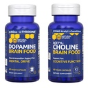 NATURAL STACKS Dopamine &amp; Acetylcholine Brain Food Bundle - Supports Mental Drive and Cognitive Function* - 120 Total Capsules